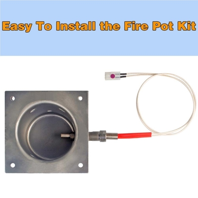 BBQ Pellet Grill Assembly Hot Rod Ignitor Dengan Sekrup Dan Fuse Pellet Grill suku cadang