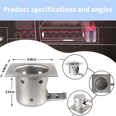 BBQ Pellet Grill Assembly Hot Rod Ignitor Dengan Sekrup Dan Fuse Pellet Grill suku cadang