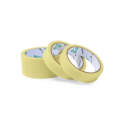 Tepi Masking Otomotif Tepi Crepe Berwarna Suhu Tinggi 48mm 24mm 12mm