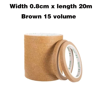 Tepi Masking Otomotif Tepi Crepe Berwarna Suhu Tinggi 48mm 24mm 12mm