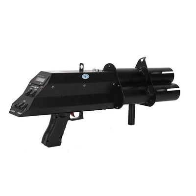 Pistol Partai Konfetti Kertas Atmosfer panggung Peralatan Konfetti Listrik Senapan Penembak Tiga Kepala