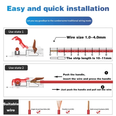 26-21 AWG Wire Connector Gel Dipenuhi Bridging Connector 101E Connector