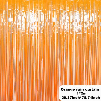 Pesta Ulang Tahun Latar Belakang Photo Booth Fringe Tassel Door Foil Curtain