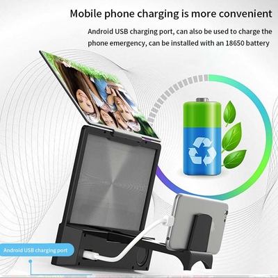 3d Telepon layar pembesar dengan Bluetooth Speaker Telepon Seluler HD Film pembesar