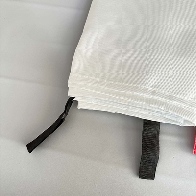 Hotel Dapur Fire Blanket dengan 0,4 MM 0,8 MM Ketebalan dan Flame Retardant Silicone Kain