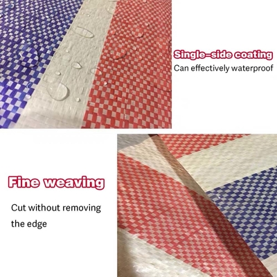 Waterproof Berat yang disesuaikan Laminated PE Tarpaulin Plastic Tarps Lapisan Kain Untuk Outdoor Truck Cover