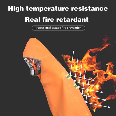 Rumah Tangga Pemadam Kebakaran Isolasi Survival Darurat Selimut Keamanan Hooded Fire Escape Caps Setelan tahan api