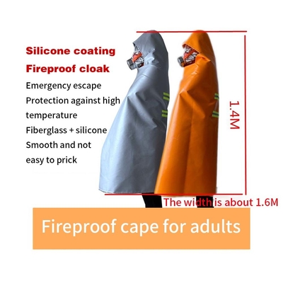 Rumah Tangga Pemadam Kebakaran Isolasi Survival Darurat Selimut Keamanan Hooded Fire Escape Caps Setelan tahan api