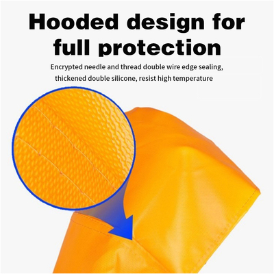 Fire Cap Perlindungan tahan api, Silicone Lapisan Fiberglass Kain Fire Blanket
