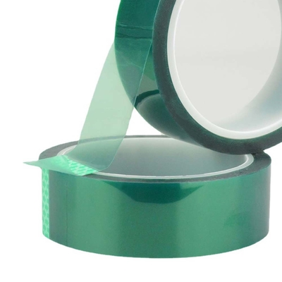 Soft Hardness High Gloss Green PET Tape untuk Pengolahan Injection Molding yang Tahan Panas