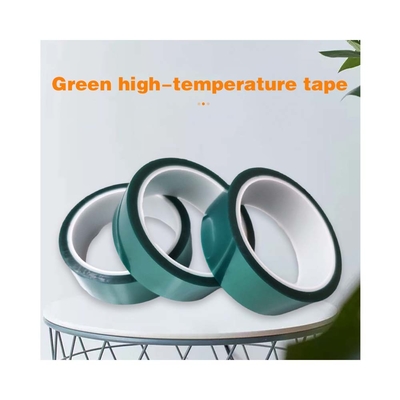 Soft Hardness High Gloss Green PET Tape untuk Pengolahan Injection Molding yang Tahan Panas