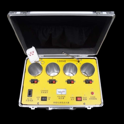 4 saluran mesin confetti Electric confetti penembak confetti meriam nirkabel remote control kembang api sistem penembakan