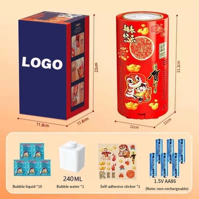 CE Electric Bubble Machine Portable Firework Bubble Machine untuk pesta dan pernikahan Rentang usia 5 sampai 7 tahun Terbuat dari plastik