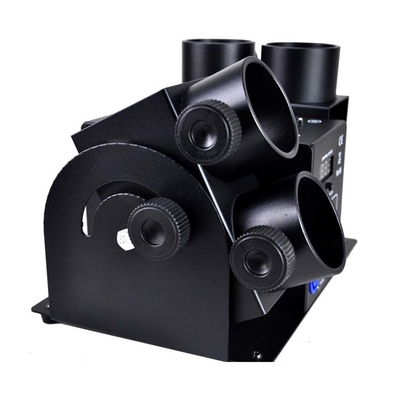 120W 4 Kepala Elektronik Konfetti Launcher Mesin dengan DMX Control untuk Pernikahan Ulang Tahun Konfetti Cannon