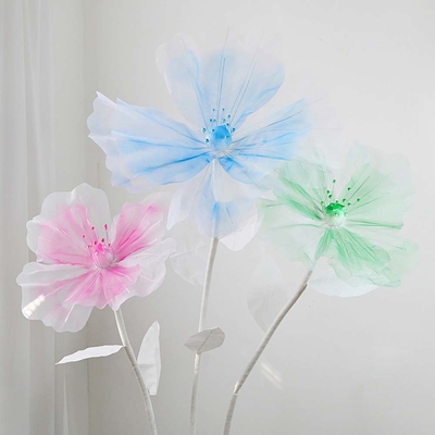 Elegant Giant Foam Peony Wedding Flower Runner dengan Electroplated Ironwork dan Modern Fit Style