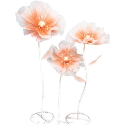 Elegant Giant Foam Peony Wedding Flower Runner dengan Electroplated Ironwork dan Modern Fit Style