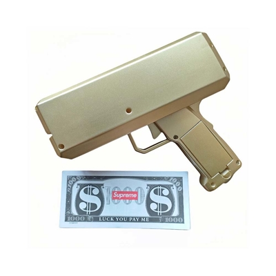 Menembak Uang Membuat Hujan Uang Senjata Penembak Handheld Palsu Bill Dispenser Mainan Custom Electric Money Pistols Untuk Pesta