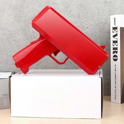 Dekorasi Pesta Ulang Tahun Uang Cannon Spray Plastik Asli Scatter Pistol Emas Dollar Dollar Uang Pistol untuk Barang Pesta