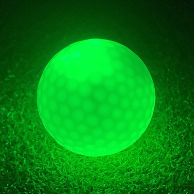Custom Flashing Light Up Bola Golf Berwarna-warni Asortimen Bulk untuk latihan olahraga