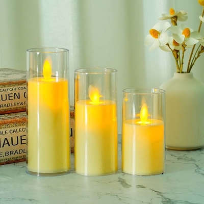 Wedding Led Tea Light Lilin berkedip terang Baterai dioperasikan Lilin Flameless untuk rumah Taman pesta ulang tahun