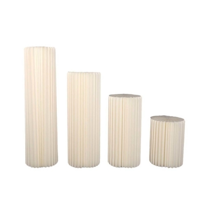 Acrylic Cylindrical Foldable Dessert Table dalam bentuk khusus untuk Paper Folding Occasion Wedding Birthday Party Decoration