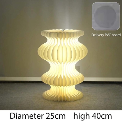 Acrylic Cylindrical Foldable Dessert Table dalam bentuk khusus untuk Paper Folding Occasion Wedding Birthday Party Decoration