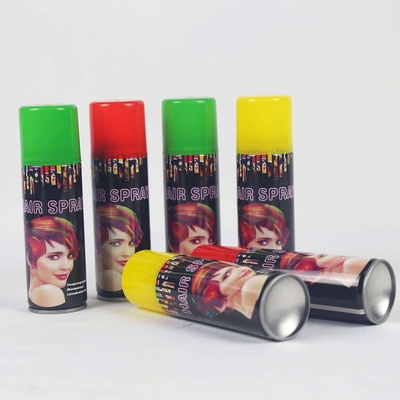 Pasokan Partai Populer 250ml Penyemprotan Rambut Glitter Sementara Sihir Penyemprotan Rambut Berwarna