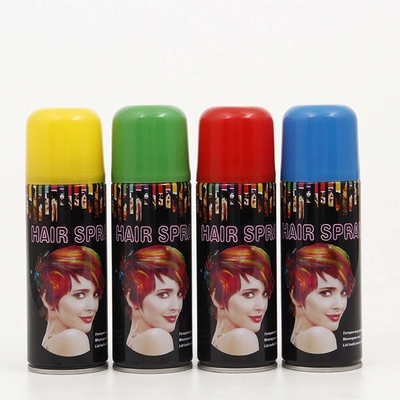 Pasokan Partai Populer 250ml Penyemprotan Rambut Glitter Sementara Sihir Penyemprotan Rambut Berwarna
