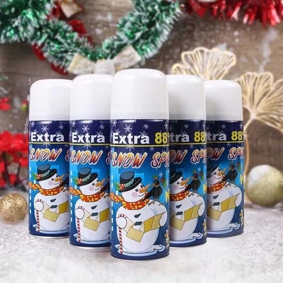 Grosir Party Snow Spray Artificial Snow Spray Can OEM Diterima untuk Hiburan Dekorasi Pernikahan Ulang Tahun