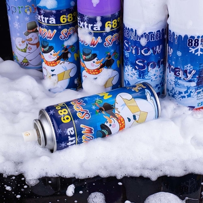 Grosir Party Snow Spray Artificial Snow Spray Can OEM Diterima untuk Hiburan Dekorasi Pernikahan Ulang Tahun