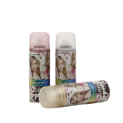 Party Glitter Spray Instant Hair Color Spray Untuk Pesta Festival OEM Diharapkan