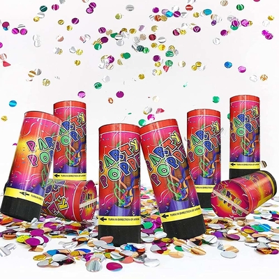 2 - 3M Shooting Spring Plastik Compressed Air Mini Streamer Party Popper Party Confetti Cannon untuk Dekorasi Pesta